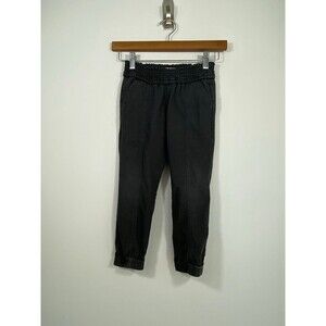 Abercrombie Kids Jogger Pants Size 5/6 Black Elastic Waist Casual